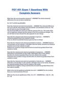 PGY 451 Exam 1 Questions With Complete Answers