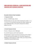 QMB 3200 EXCEL FORMULAS &ndash; EXAM QUESTIONS AND ANSWERS &lpar;WITH WORKED EXAMPLES&rpar;