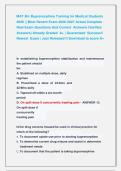 MAT 8hr Buprenorphine Training for Medical Students  2026 &vert;&vert; Most Recent Exam 2026-2027 Actual Complete  Real Exam Questions And Correct  Answers &lpar;Verified  Answers&rpar; Already Graded  A&plus; &vert; Guaranteed  Success&excl;&excl;  Newest  Exam &vert; Just Released&excl;&excl;&vert; Download to s