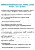 CPRP Study Prep Exam 2026&sol;2027 &ndash; Questions and 100&percnt; Verified Answers Latest Study Guide