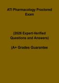 ATI Pharmacology Proctored Exam PDF &vert; Nursing Practice & Study Guide
