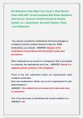 NC Medication Aide &lpar;Med Tech&rpar; Exam &vert;&vert; Most Recent  Exam 2026-2027 Actual Complete Real Exam Questions  And Correct  Answers &lpar;Verified Answers&rpar; Already  Graded  A&plus; &vert; Guaranteed  Success&excl;&excl; Newest  Exam                  &vert; Just Released&excl;&excl; 