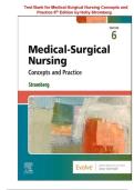 Master Test Bank for Medical-Surgical Nursing Concepts and Practice 6th Edition &vert; Holly Stromberg &vert; Over 3&comma;700 Verified Questions & Answers&comma;  A&plus; Graded All chapters 1 - 50 included 