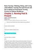 Basic Nursing Thinking&comma; Doing and Caring 2nd Edition Test Bank &vert; Nursing Evolution 2025
