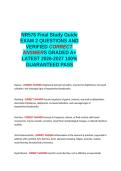 NR576 Final Study Guide EXAM QUESTIONS AND VERIFIED CORRECT ANSWERS GRADED A-LM LATEST 2026-2027 100-L1 GUARANTEED PASS&period;docx