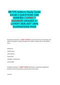 NR 576 midterm Study Guide EXAM QUESTIONS AND VERIFIED CORRECT ANSWERS GRADED A-LM LATEST 2026-2027 100-L1 GUARANTEED PASS&period;docx