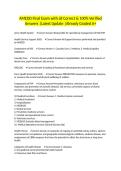 AMEDD Final Exam with all Correct & 100&percnt; Verified Answers &vert;Latest Update &vert;Already Graded A&plus;