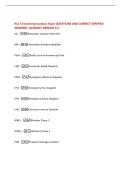 911 Telecommunications Exam QUESTIONS AND CORRECT VERIFIED ANSWERS &vert;ALREADY GRADED A&plus;&vert;