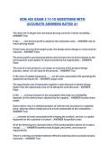 SCM 453 EXAM 3 11-15 QUESTIONS WITH ACCURATE ANSWERS RATED A&plus;
