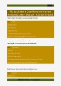NU 325 Exam 5 Questions and Correct  Answers&sol; Latest Update &sol; Already Graded