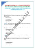 Relias Dysrhythmia Basic A & B &ndash; Complete 2025&sol;2026 Test Bank with Answers &vert; ECG Interpretation&comma; Cardiac Rhythm Analysis&comma; PEA&comma; V-Tach&comma; A-Fib&comma; Heart Blocks