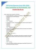 TCFP Driver&sol;Operator Exam 2025&ndash;2026 &ndash; Texas Commission on Fire Protection &ndash;Full Practice Qns & ans