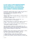 FL DCF CHILD CARE UNDERSTANDING DEVELOPMENTALLY APPROPRIATE PRACTICES &lpar;UDAP&rpar; 2019 QUESTIONS AND CORRECT VERIFIED ANSWERS