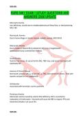 NURS 5461 EXAM 1 &vert;STUDY QUESTIONS AND ANSWERS &vert;2026 UPDATE
