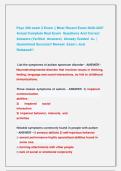 Psyc 290 exam 2 Exam &vert;&vert; Most Recent Exam 2026-2027  Actual Complete Real Exam  Questions And Correct   Answers &lpar;Verified  Answers&rpar;  Already Graded  A&plus; &vert;  Guaranteed Success&excl;&excl; Newest  Exam &vert; Just             Released&excl;&excl; 