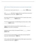AHR-110 Exam 3 Study Guide Questions and answers already Graded  A&plus;  