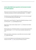 AH-64 C&D&sol;DMS Exam questions and answers Graded  A&plus;&vert; 2026 Updated 