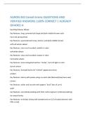 AGRON 350 Cereal Grains QUESTIONS AND  VERIFIED ANSWERS &vert;100&percnt; CORRECT &vert; ALREADY  GRADED A