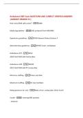 Ambulance E&P Exam QUESTIONS AND CORRECT VERIFIED ANSWERS  &vert;ALREADY GRADED A&plus;&vert; 