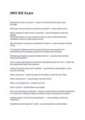 NRS 502 Exam&period; Questions with Correct Answers