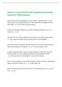 Ammo 51 Course MV-DL Exam questions and answers  Graded A&plus;&vert; 2026 Updated 