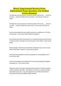 Illinois Supplemental Nursing Home Administrator Exam Questions and Verified Correct Answers