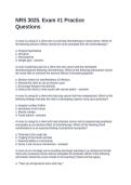 NRS 3025&period; Exam -1 Practice Questions with Solutions