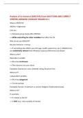 Analysis of Co-Variance &lpar;ANCOVA&rpar; Exam QUESTIONS AND CORRECT  VERIFIED ANSWERS &vert;ALREADY GRADED A&plus;&vert; 