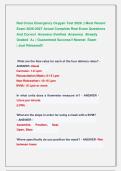 Red Cross Emergency Oxygen Test 2026 &vert;&vert; Most Recent  Exam 2026-2027 Actual Complete Real Exam Questions  And Correct  Answers &lpar;Verified  Answers&rpar;  Already  Graded  A&plus; &vert; Guaranteed Success&excl;&excl; Newest  Exam                     &vert; Just Released&excl;&excl;