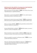 Anova&comma; ancova&comma; and variations Exam QUESTIONS AND CORRECT VERIFIED ANSWERS &vert;ALREADY GRADED A&plus;&vert;