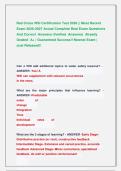 Red Cross WSI Certification Test 2026 &vert;&vert; Most Recent  Exam 2026-2027 Actual Complete Real Exam Questions            And Correct  Answers &lpar;Verified  Answers&rpar;  Already                Graded  A&plus; &vert; Guaranteed Success&excl;&excl; Newest Exam &vert;   Just Released&excl;&excl; 