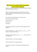 ADC Exam Through IC&RC Questions and Correct Answers
