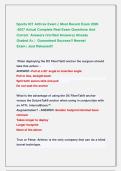 Sports IOT Arthrex Exam &vert;&vert; Most Recent Exam 2026           -2027 Actual Complete Real Exam Questions And  Correct  Answers &lpar;Verified Answers&rpar; Already                           Graded A&plus; &vert;  Guaranteed Success&excl;&excl; Newest                         Exam &vert; Just Re