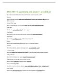 BECC TEST 4 questions and answers Graded A&plus; 