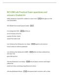 BCS 200 Lab Practical Exam questions and  answers Graded A&plus; 