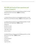 BCS 200 Lab Practical Exam questions and  answers Graded A&plus; 