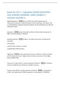 Basics for ATC 1 &ndash; Separation EXAM QUESTIONS  AND VERIFIED ANSWERS &vert;100&percnt; CORRECT &vert;  ALREADY GRADED A 