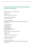 B4 Emergency Procedures Exam questions and answers Graded A&plus;&vert; 2026 Updated