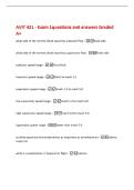 AVIT 421 - Exam 1questions and answers Graded  A&plus; 