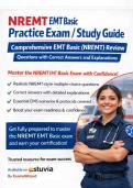 NREMT EMT Basic Practice Exam &sol; Study Guide &ndash; Comprehensive EMT Basic &lpar;NREMT&rpar; Review with 500&plus; Questions&comma; Correct Answers & Detailed Explanations &vert;&vert; Latest 2026&sol;2027 Update