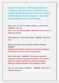 Virginia Fire Programs - EVOC Study Guide &lpar;Class  1&comma;2&comma;3&rpar; Exam &vert;&vert; Most Recent Exam  2026-2027 Actual  Complete Real Exam Questions And Correct  Answers  &lpar;Verified Answers&rpar; Already Graded A&plus; &vert;  Guaranteed  Success&excl;&excl; Newest  Exam &vert; Just Released&excl;&excl;