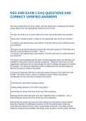 NSG 2400 EXAM 1 EAQ QUESTIONS AND CORRECT VERIFIED ANSWERS