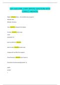 COP 3330 FINAL EXAM &lpar;MYERS&rpar; QUESTIONS WITH CORRECT ANSWERS