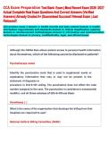 CCA Exam Preparation Domains 1&comma; 2&comma; 3&comma; 4&comma; 5&comma; & 6 Practice Test Bank Exam &vert; Most Recent Exam 2026 Actual Complete Real Exam Questions And Correct Answers &lpar;Verified Answers&rpar; Already Graded A&plus; &vert;Guaranteed Success&excl;&excl; Newest Exam &vert; Just Released&excl;&excl;