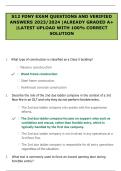 FDNY S15 Supervision Of Foam-Water Sprinkler Systems &lpar;Citywide&rpar; Practice Exam Questions And Correct Answers &lpar;Verified Answers&rpar; Plus Rationales 2026 Q&A
