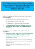 FDNY S15 Supervision Of Foam-Water Sprinkler Systems &lpar;Citywide&rpar; Practice Exam Questions And Correct Answers &lpar;Verified Answers&rpar; Plus Rationales 2026 Q&A