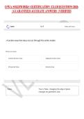 CSWA SOLIDWORKS CERTIFICATION EXAM QUESTIONS 2026 &vert;GUARANTEED ACCURATE ANSWERS &vert;VERIFIED