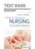 Test Bank Maternal-Newborn Nursing The Critical Components of Nursing Care&comma; 3rd Edition&comma; Roberta Durham&period; ISBN 978-0803666542&period;Complete Guide A&plus;&period;