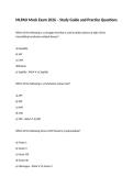 MLPAO Mock Exam 2026 &ndash; Study Guide and Practice Questions