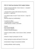 NSE 212&colon; Final Exam Questions With Complete Solutions